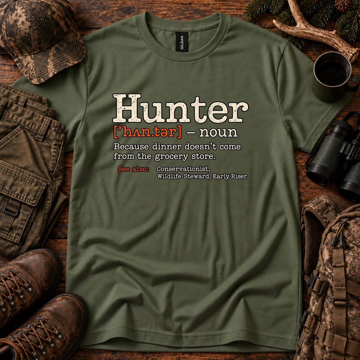 Hunter — Definition Tee