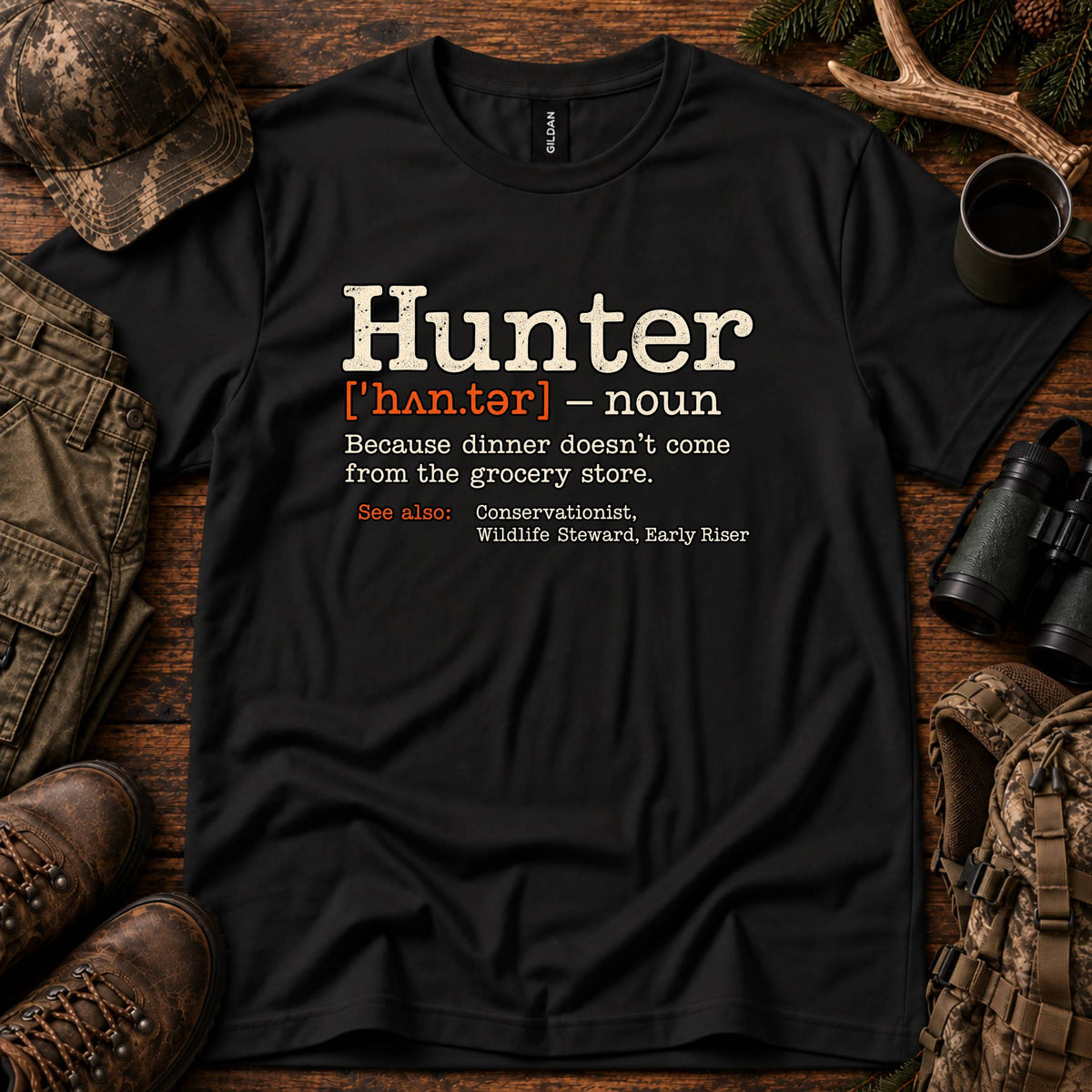 Hunter — Definition Tee