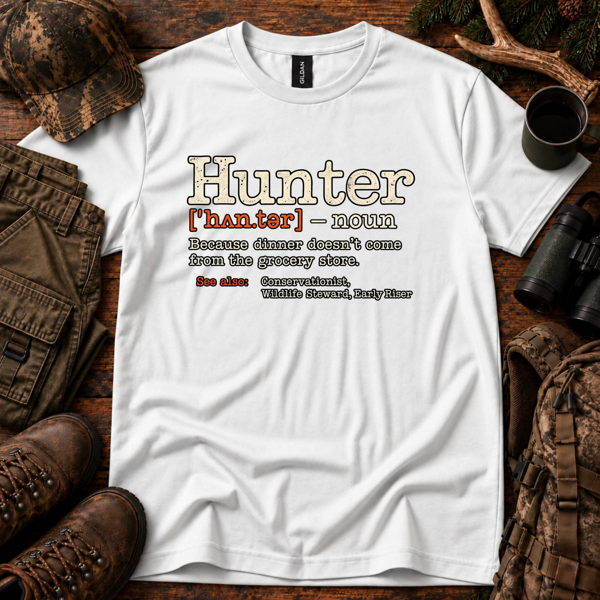 Hunter — Definition Tee